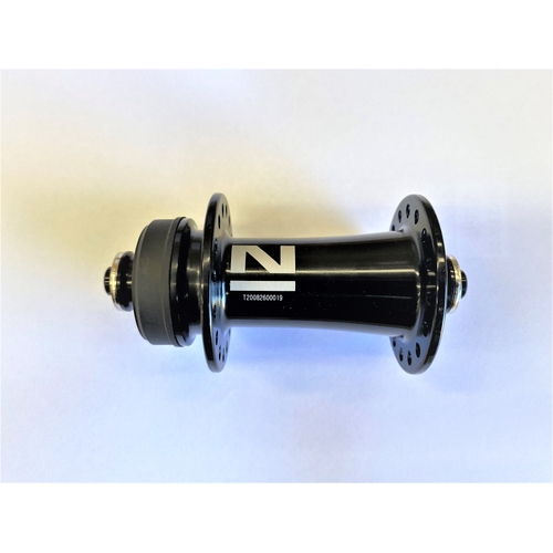 HUB "Novatec" Brand  FRONT - Q/R (100mm OLD) - Centerlock disc - 32H - Sealed Bearings  Black - W/Novatec logo