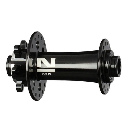 Hub, Novatec Front, 6 Bolt BOOST DISC Black 36H 15mm T/A x 110mm OLD