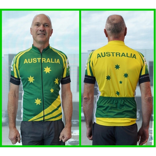 Jersey, TOURIST, short sleeve, full zip, Australia design, 2X-LARGE