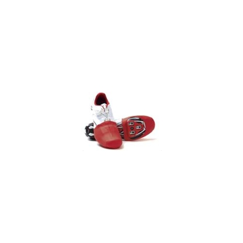 Toe cap for shoe, waterproof, Two Wheel Cool, RED, Large