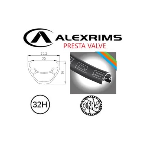 WHEEL - 29er Alex SD20 32H P/j Black Rim,  FRONT Q/R (100mm OLD) 6 Bolt Disc Loose Ball Joytech Black Hub, SILVER Spokes