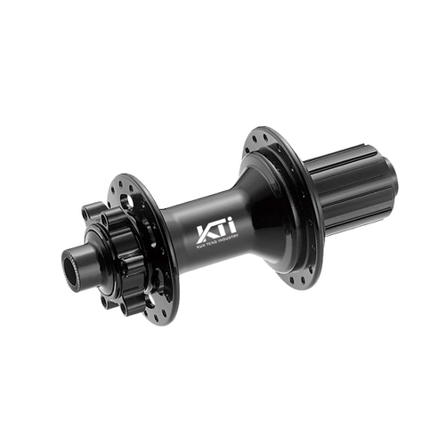 HUB "KT" REAR 612 POE 0.6 deg engagement - 12 x 150mm (12x157mm SUPER BOOST with 98112 end caps ) 6-Bolt - 32H - Sealed Bearings Black