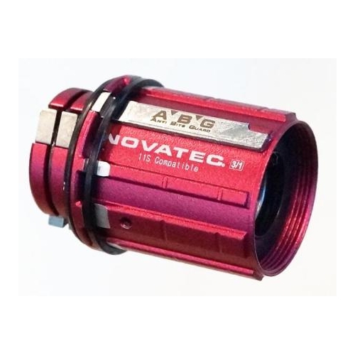 Cassette Body, Shim 8-11spd ABG, 6 Pawl suits all B Body novatec hubs inreases P.O.E from 27 to 54 giving 6deg of engagement (Requires 16.2mm Inner sp