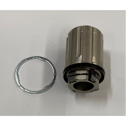 CASSETTE BODY - 8/11 Speed Shimano Spline, 4 Pawl,  CRO-MO STEEL, SILVER, B2 Body for MTB (suits D772SB D882 D792SB) (Requires 16.2mm Inner spacer - N