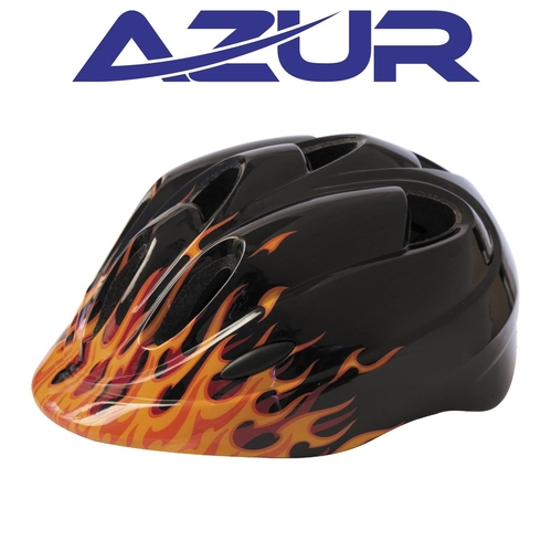 Azur T26 Helmet - Flames - 46-50cm