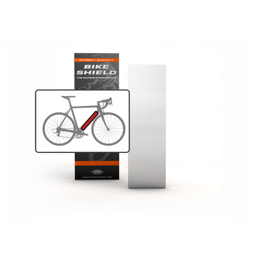 Bikeshield Tube Shield Large - Glossy Finish (Tough Bike Protection that is Non-Yellowing, lightweight, self-healing, transparent & shock absorbing, E
