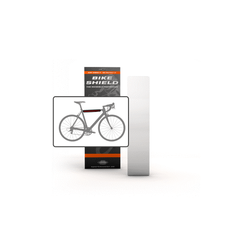 Bikeshield Tube Shield Small  (Bike protection that is Tough, Totally clear, non-yellowing, lightweight, self-healing, transparent and shock absorbing