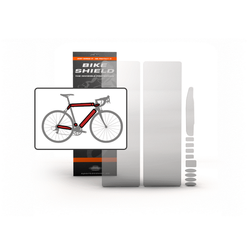 Bikeshield Fullpack Oversized  (Bike protection that is Tough, Totally clear, non-yellowing, lightweight, self-healing, transparent and shock absorbin