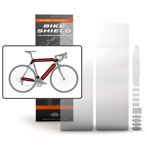 Bikeshield Fullpack Oversized Matte  (Bike protection that is Tough, Totally clear, non-yellowing, lightweight, self-healing, transparent and shock ab