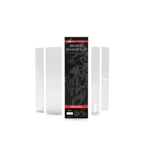 Bikeshield Complete Basic Kit Matte (Bike protection that is Tough, Totally clear, non-yellowing, lightweight, transparent and shock absorbing, Easy t