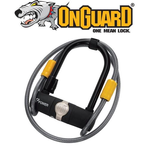 On Guard Mini U-Lock with Key (90mm x 140mm x 11mm Cable)