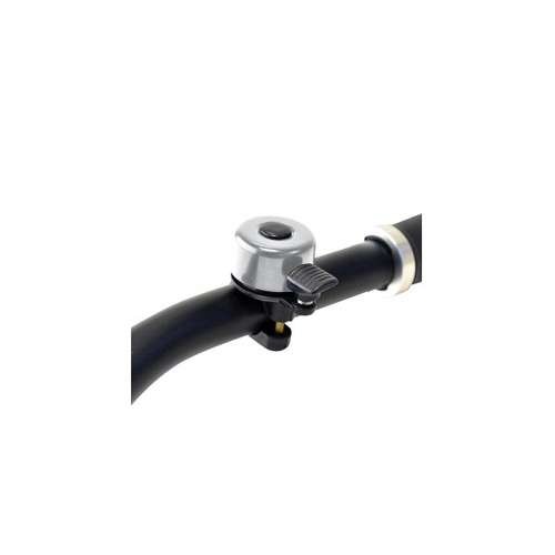 Mini-Flick Bell, fits 22.2mm diameter handlebar, Black - (Variable position dinger) - Oxford Product