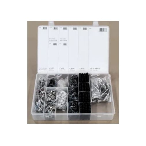 WORKSHOP FITTINGS TRAY Components include, ferrules, for brake and gear, O rings, guide pipes - 8 different "must have" components, total 1,710pces