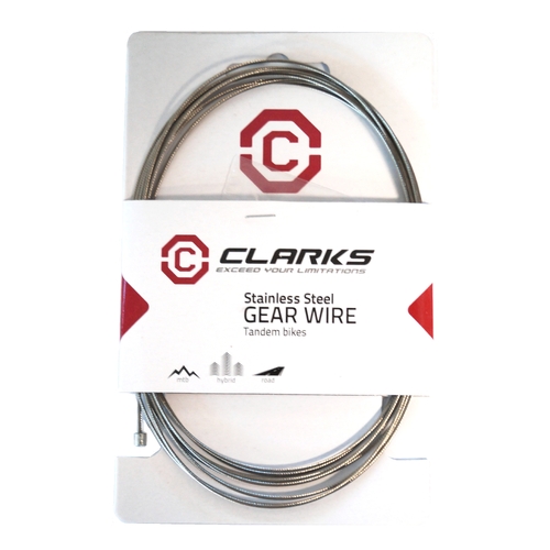 GEAR INNER WIRE - Stainless Steel tandem/triple gear cable 3060mm length Fits Most major systems.