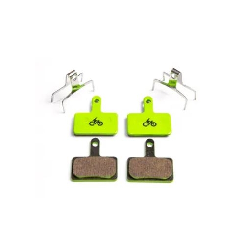 H/D E-Bike DISC brake pads, 2 PAIRS, SEMI METALLIC, Shimano Deore (BR-M515/475/525/465/495)Tektro, Clarks (designed to deliver maximum performance & L