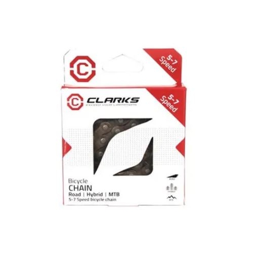 CHAIN - 5-7 Speed - CLARKS - 136L - GREY - E-Bike - w/Connect Link