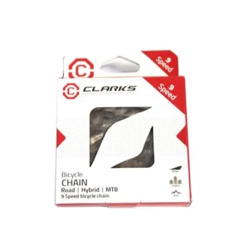 CHAIN - 9 Speed - CLARKS - 136L - BLACK - E-Bike - w/Connect Link