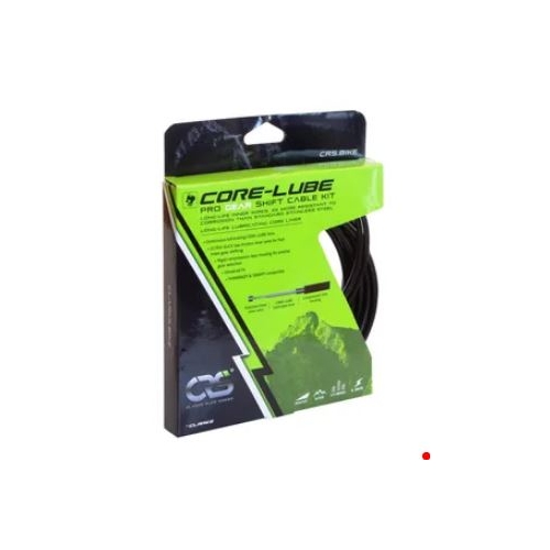 GEAR CABLE - PREMIUM UNIVERSAL, INNER & OUTER, 2 x 2300mm Marine grade long life S/S cables,  3000mm Core Lube housing & 2 x 300mm SP4 Black gear hous