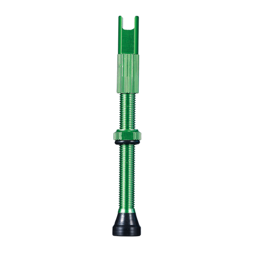CHEPARK Tubeless  Valves,  L: 40mm, GREEN qty 2,  lightweight, high-end bike component