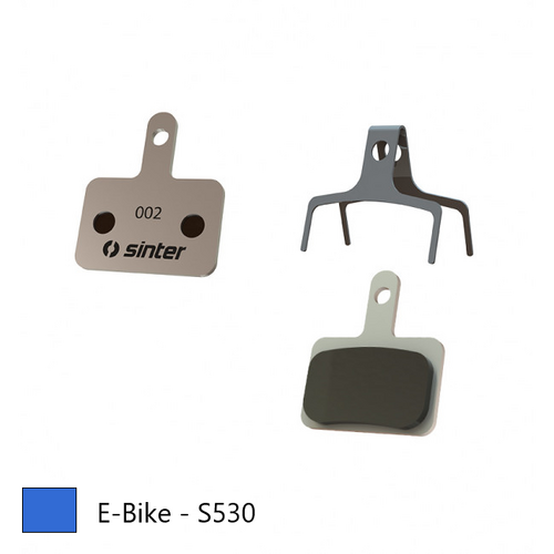 BRAKE DISC PADS - E-BIKE & endurance pads, BLUE, Shimano B type | Tektro | TRP Deore BR-M575 | BR-M525 | BR-M515 | BR-T615 | LX BR-T675 etc  Quality S