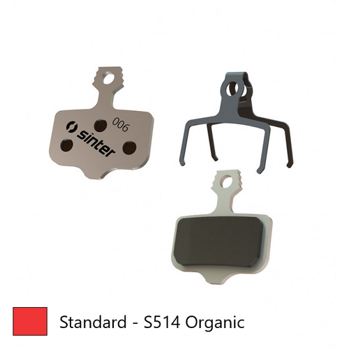 BRAKE DISC PADS - MTB & ROAD standard premium pads, RED,  Avid | Sram | Trickstuff Elixir 9, 7, 5, 3, 1 | CR | CR Mag |  R | XX | XO etc  Quality Sint