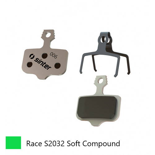 BRAKE DISC PADS - MTB & ROAD premium RACE pads (extra bite), GREEN, Avid | Sram | Trickstuff - Elixir 9, 7, 5, 3, 1 | CR | CR Mag |  R | XX | XO Quali