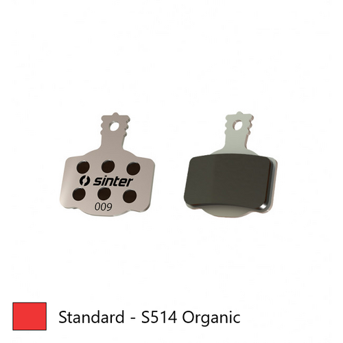 BRAKE DISC PADS - MTB & ROAD Premium Standard pads, RED,  Campagnolo | Magura MT Sport, MT Trail (FW), MT2, MT4, MT6, MT8. Campagnolo Road Disc - Qual