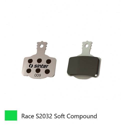 BRAKE DISC PADS - ROAD & MTB RACE pads (Extra bite), GREEN, Campagnolo | Magura MT Sport, MT Trail (FW), MT2, MT4, MT6, MT8. Campagnolo Road Disc - Qu