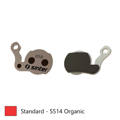 BRAKE DISC PADS - MTB Premium Standard pads, RED,  Magura Julie HP, Louise (2007/08), Louise Bat, Louise Carbon, Marta (2009) - Quality Sinter product