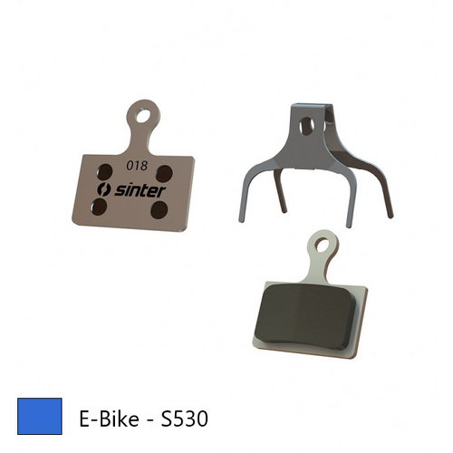 BRAKE DISC PADS - E-BIKE & endurance pads, BLUE, Shimano K type compatible Tiagra, 105, Ultegra, XTR | Tektro HD-R310. - 
Quality Sinter product Made 