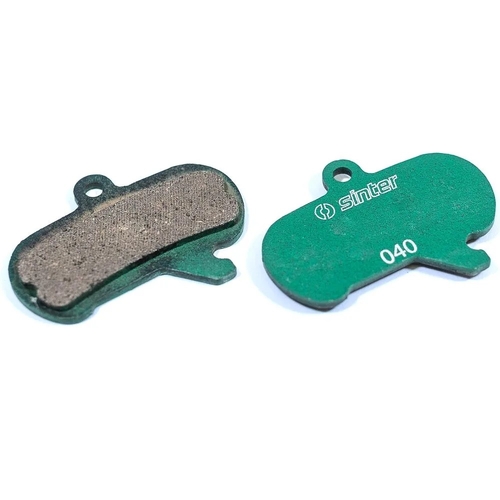 BRAKE DISC PADS - MTB RACE pads (softer compound for greater BITE), GREEN, SRAM MAVEN - Quality Sinter product Made in Slovenia