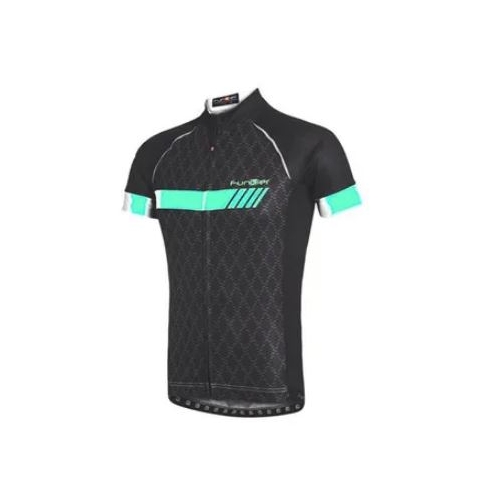 CLEARANCE  -  Jersey , MENS, FUNKIER  TIVOLI/Ref. Mint /Black, short sleeve, full zip, SMALL