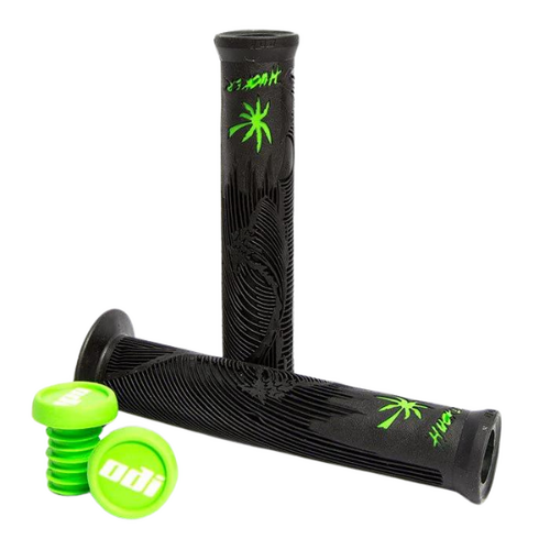 ODI Hucker Grips - Black/Green