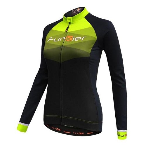 CLEARANCE  -  Jersey, WOMENS,  FUNKIER, Winter-weight, Long Sleeve,BLACK, M, SPOLETO