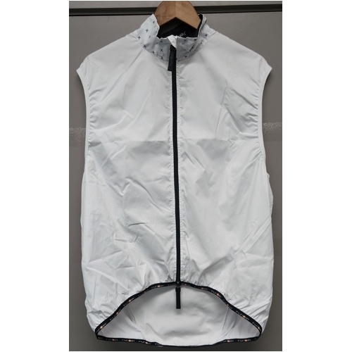 WHITE PRO WIND VEST  ----  FUNKIER Pinarello, 100% Polyester, Mens  --  4XL