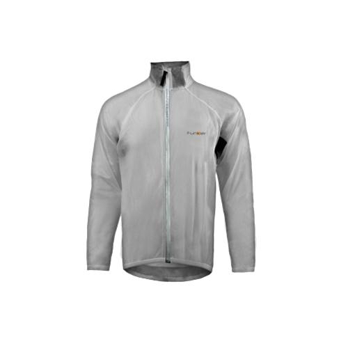 RAIN JACKET - FUNKIER SARONNO Mens Pro Light Rain Jacket, 100% Polyester, CLEAR, XL