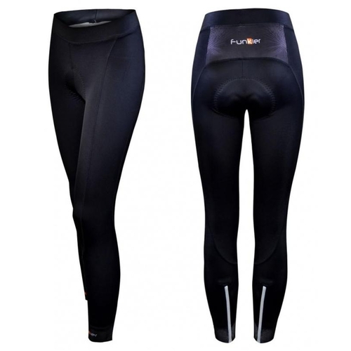 PRO TIGHTS - FUNKIER CAGLIARI Women's Pro Tights, C-13 Chamois, 80% Polyamide, 20% Spandex, BLACK, M - unfortunately received NON-THERMAL from supplie