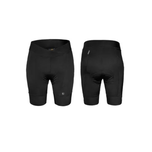 KNICKS WOMENS- FUNKIER "Mili" Elite shorts, 240g lycra fabric. Thin, soft and elastic gripper- SG-9. Sculpt waist band., Pad- F5 , BLACK, XL