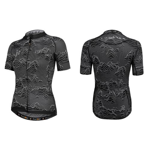 BLACK PRO JERSEY  --  Ladies Race Fit, FUNKIER Pro Rossini -- Womens LARGE