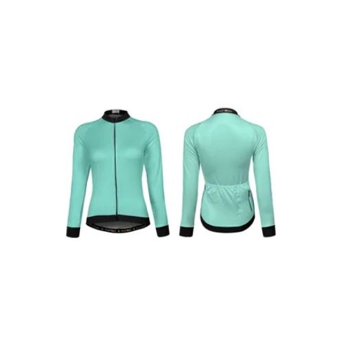 Jersey, WOMENS,  FUNKIER ,Parma MINT, WINTER WEIGHT, LONG SLEEVE,  full zip, ,SMALL