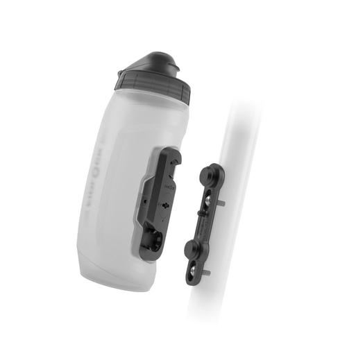FIDLOCK DRINK BOTTLE & TWIST BASE SET - CLEAR 590ML