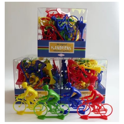 FLANDRIENS Models, Set of qty 20, PVC cyclists coloured