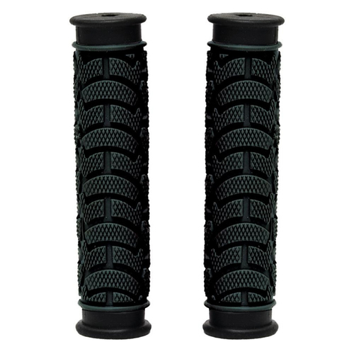 GRIPS - Dual Density MTB Grips, Closed End. 130mm BLACK   - Oxford Product