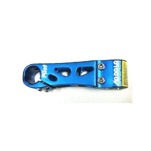 Ahead Stem - MODOLO PILOT - 105mm - Blue - 17 degree rise - CNC 25.4mm ( slight shop soil) (Includes spacer for 1" steerer)