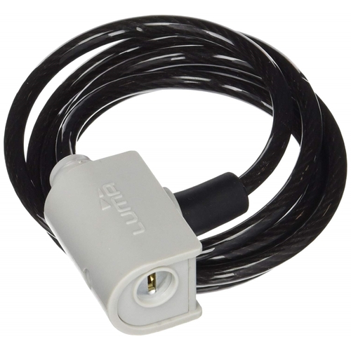 Lock Cable , 8mm x 1500mm, key lock, LUMA No1 lock brand in Spain (No Mounting Bracket)