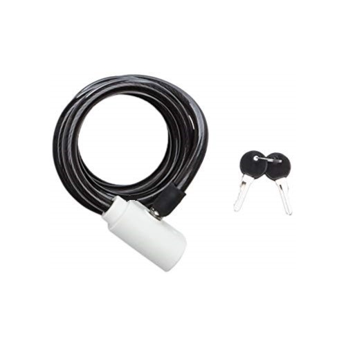 Lock Cable, 8mm x 1850mm, key lock, LUMA No1 lock brand in Spain (No Mounting Bracket)