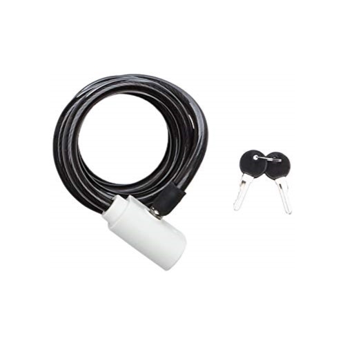 Lock, Cable, 12mm x 1850mm, key lock,  LUMA No1 lock brand in Spain( No Mounting Bracket)