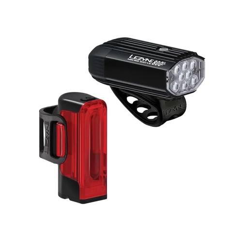 Lezyne Micro Drive Bike Lights - 800+ Front /Strip Drive 300+ Rear 
