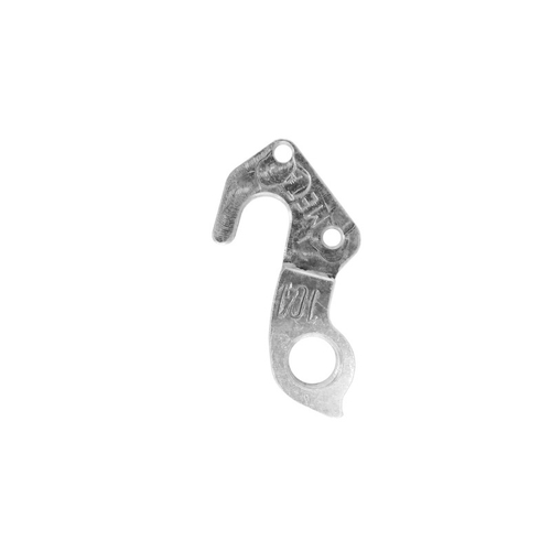 META CNC DERAILLEUR HANGER  - Model 104, Material 6061 T651 Aviation Aluminium, CNC Machined, Silver, Focus, Kalkhoff