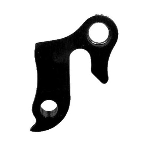 META CNC DERAILLEUR HANGER  - BLACK anodised, Model 12, Material 6061 T651 Aviation Aluminium, CNC Machined, Merida, Fuji, Schwinn, Jamis , etc